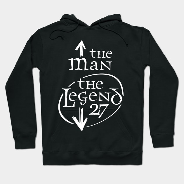 The Man And The Legend Hoodie by TShirtWaffle1